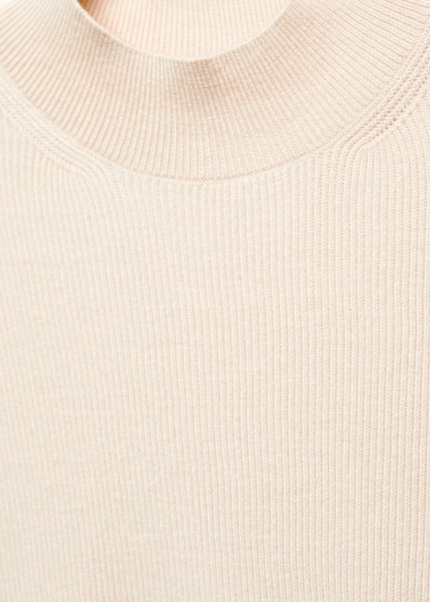 Perkins-neck short-sleeved sweater - Laurel Morgan