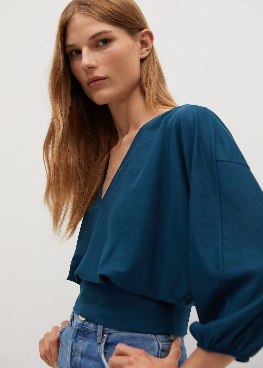 Pin tuck detail blouse - Laurel Morgan