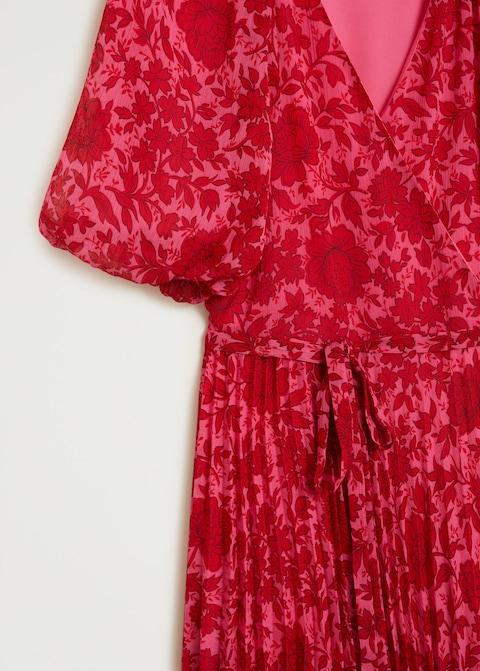 Pleated floral dress - Laurel Morgan