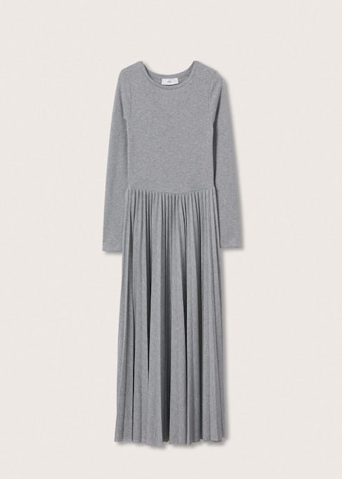 Pleated knitted dress - Laurel Morgan