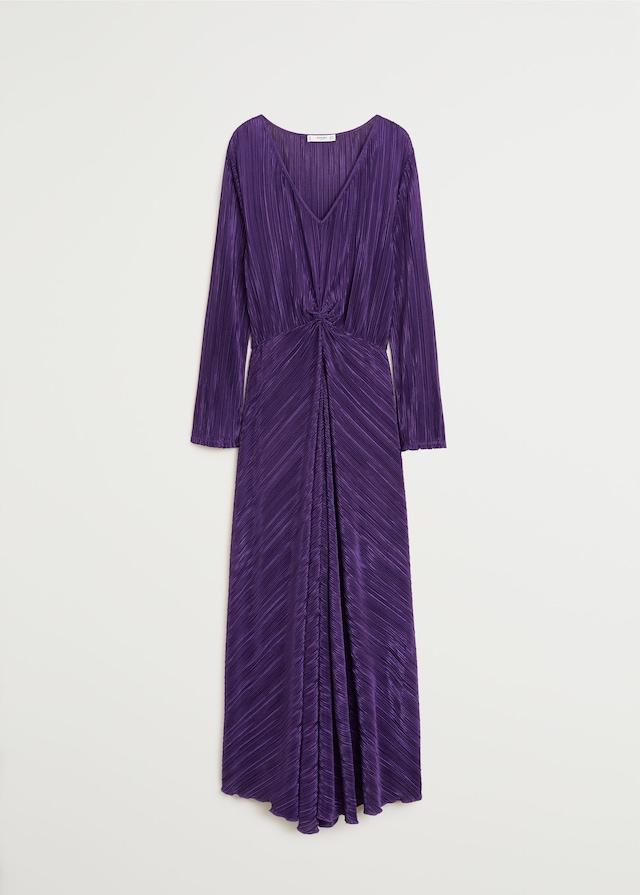 Pleated long dress - Laurel Morgan