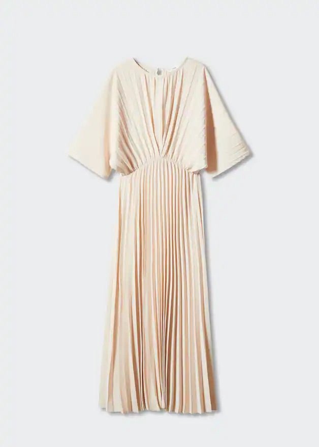 Pleated long dress - Laurel Morgan