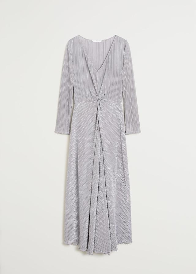 Pleated long dress - Laurel Morgan