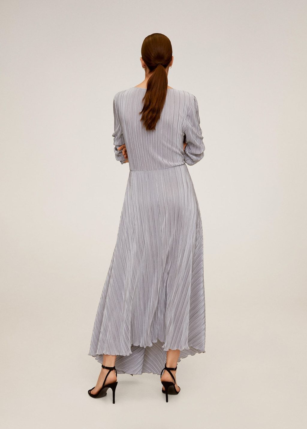 Pleated long dress - Laurel Morgan