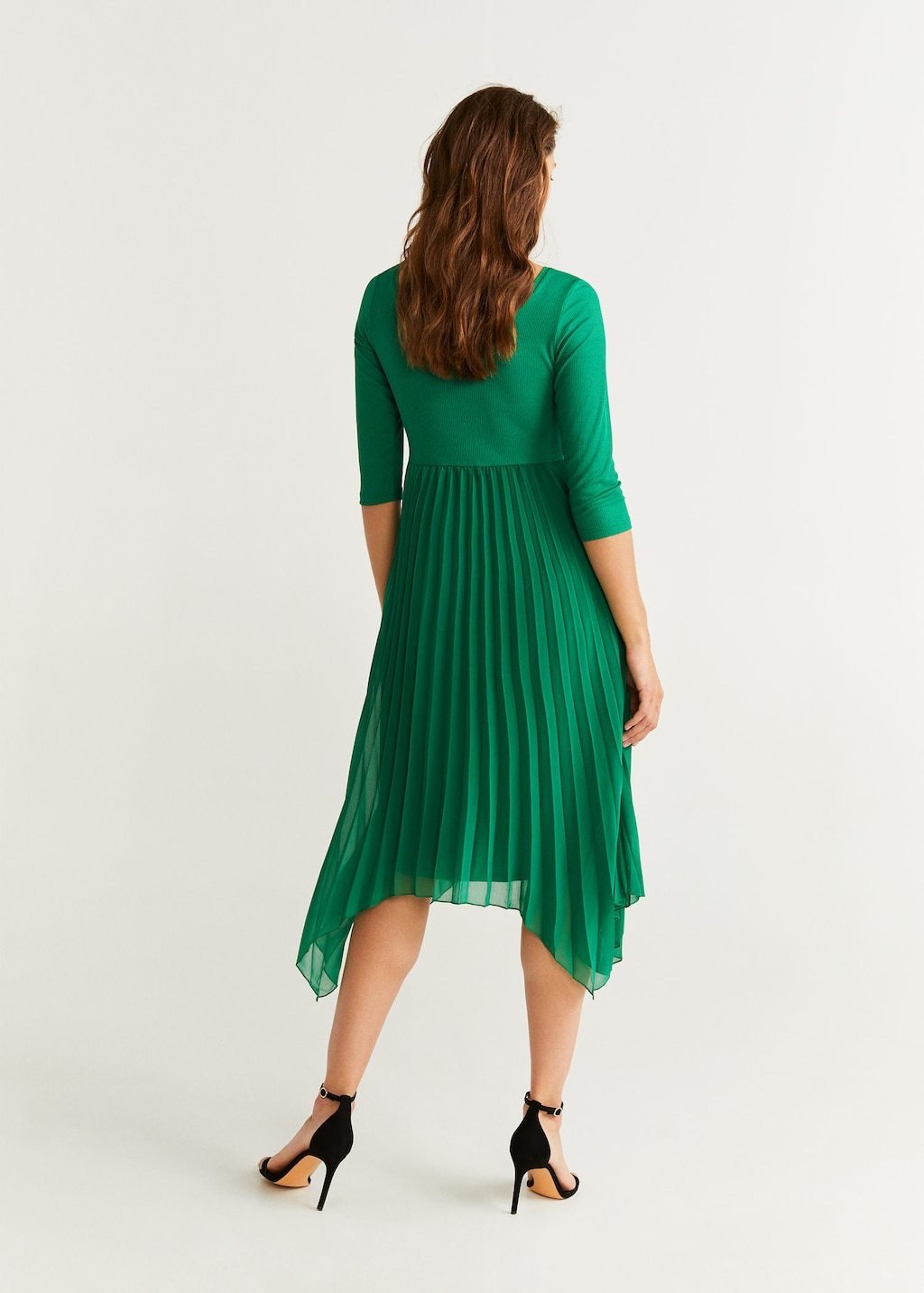 Pleated midi dress - Laurel Morgan