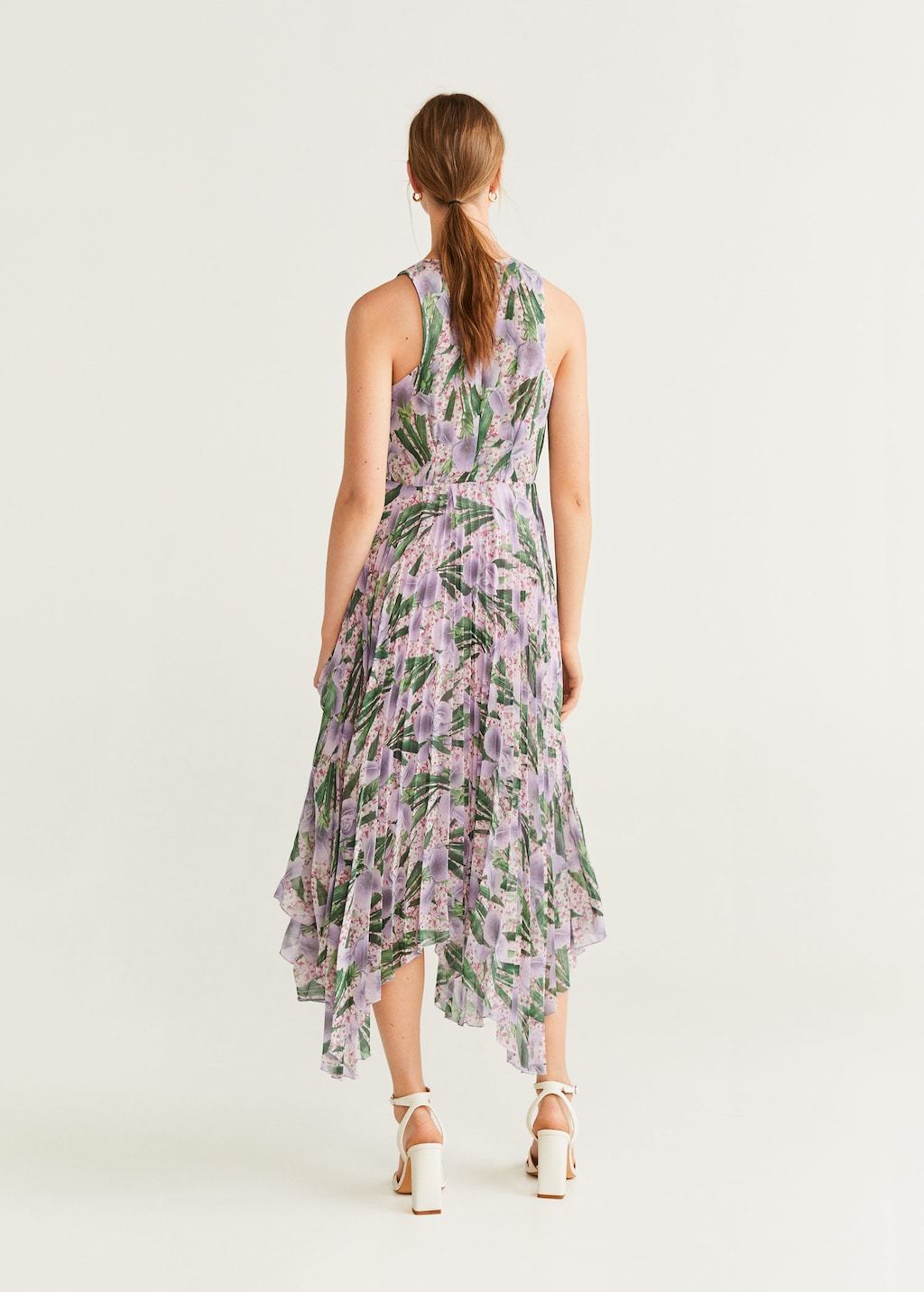 Pleated midi dress - Laurel Morgan