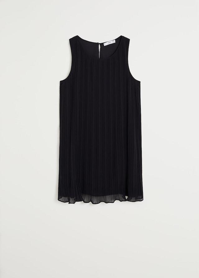 Pleated short dress - Laurel Morgan