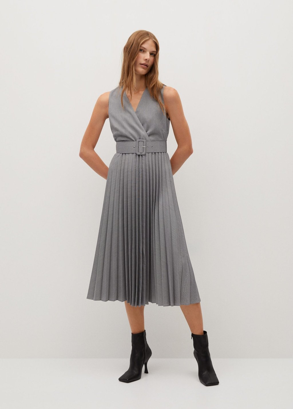 Pleated skirt dress - Laurel Morgan