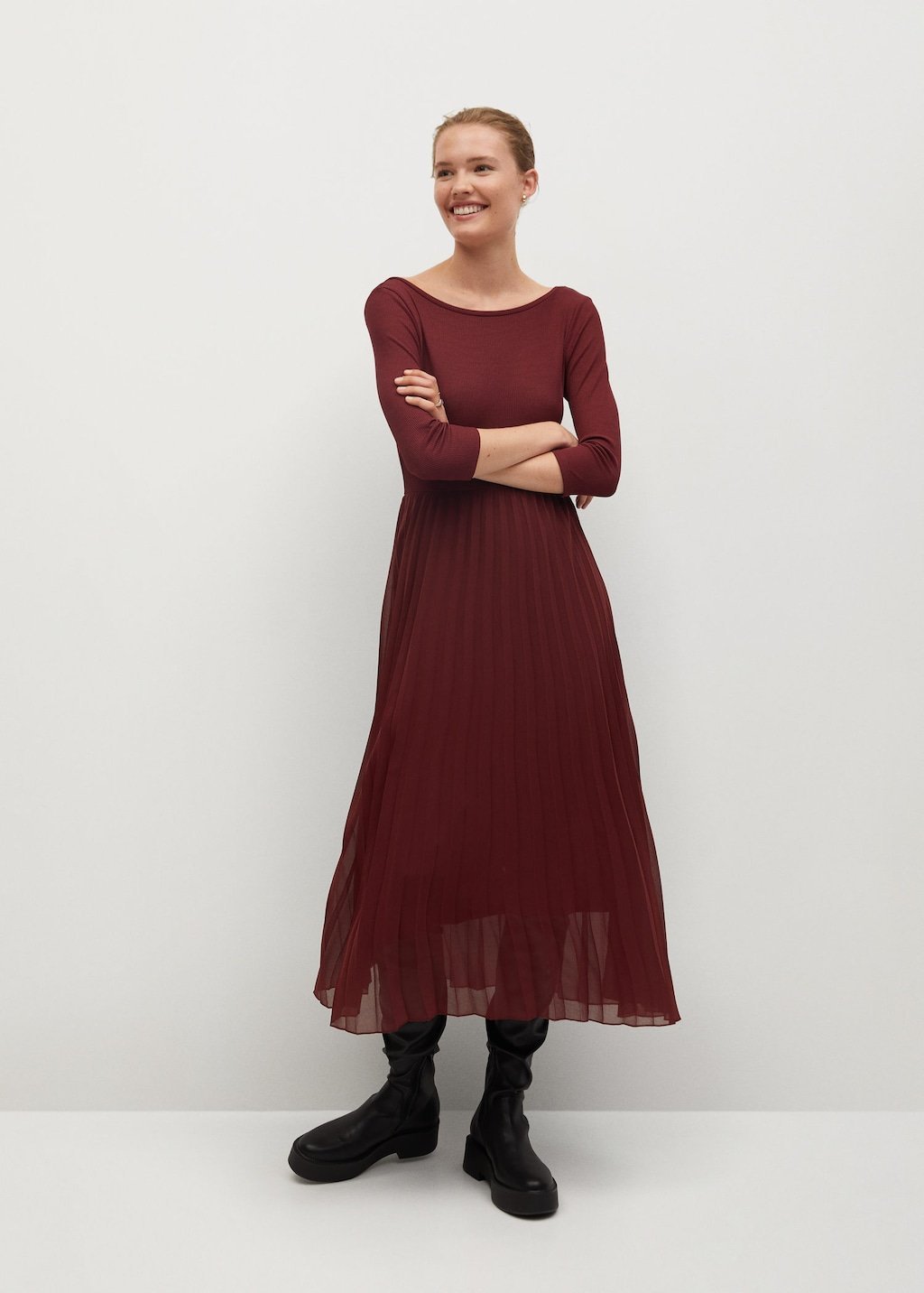 Pleated skirt dress - Laurel Morgan