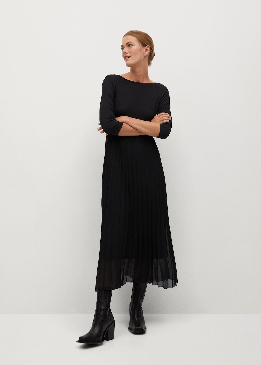 Pleated skirt dress - Laurel Morgan