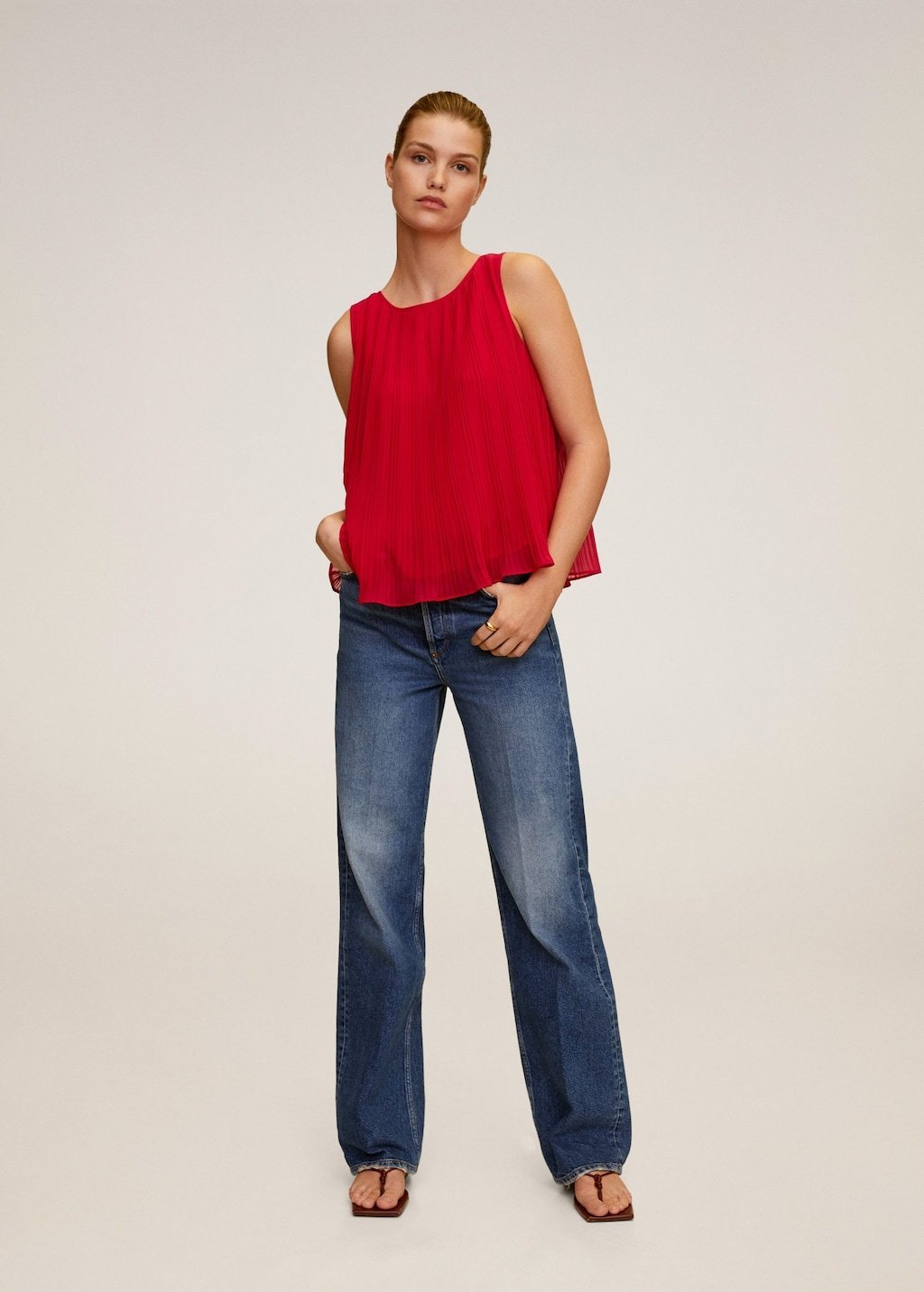 Pleated top - Laurel Morgan