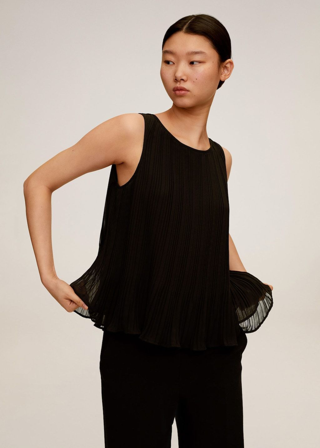 Pleated top - Laurel Morgan