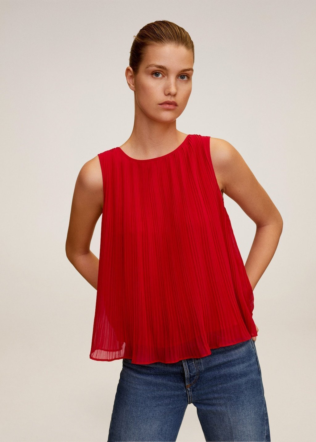 Pleated top - Laurel Morgan