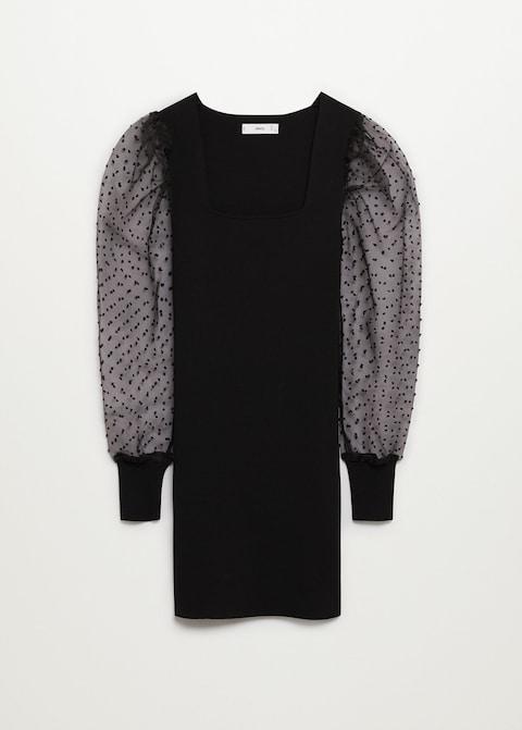 Plumeti sleeve dress - Laurel Morgan