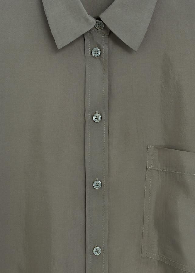 Pocket cupro shirt - Laurel Morgan