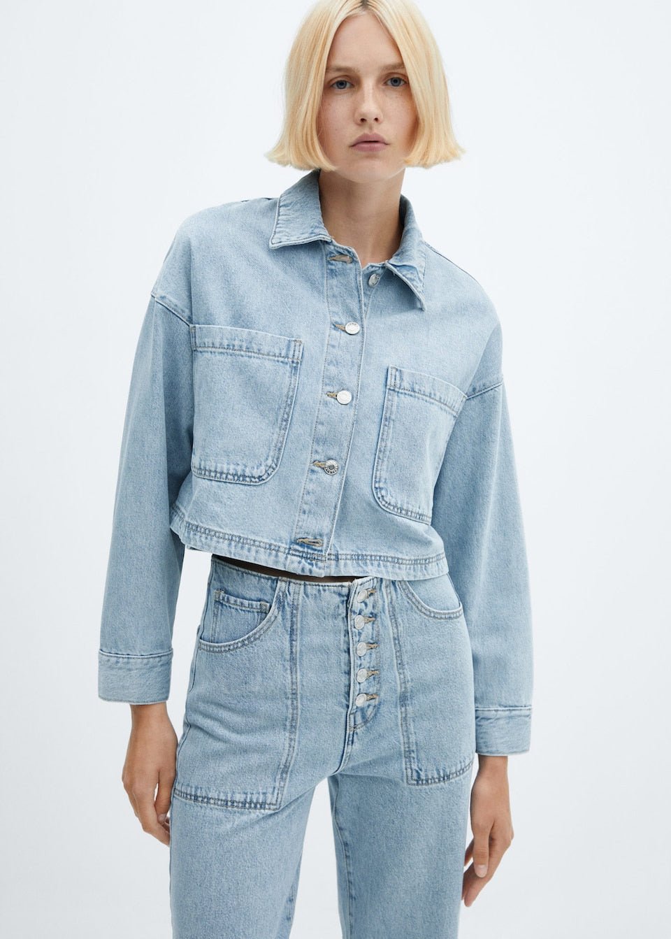 Pocket denim overshirt - Laurel Morgan