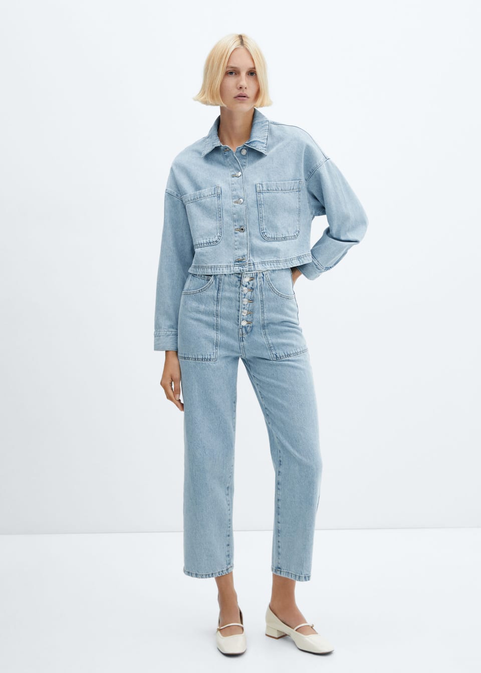 Pocket denim overshirt - Laurel Morgan