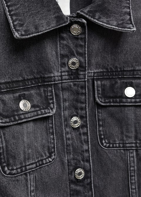 Pocketed denim jacket - Laurel Morgan