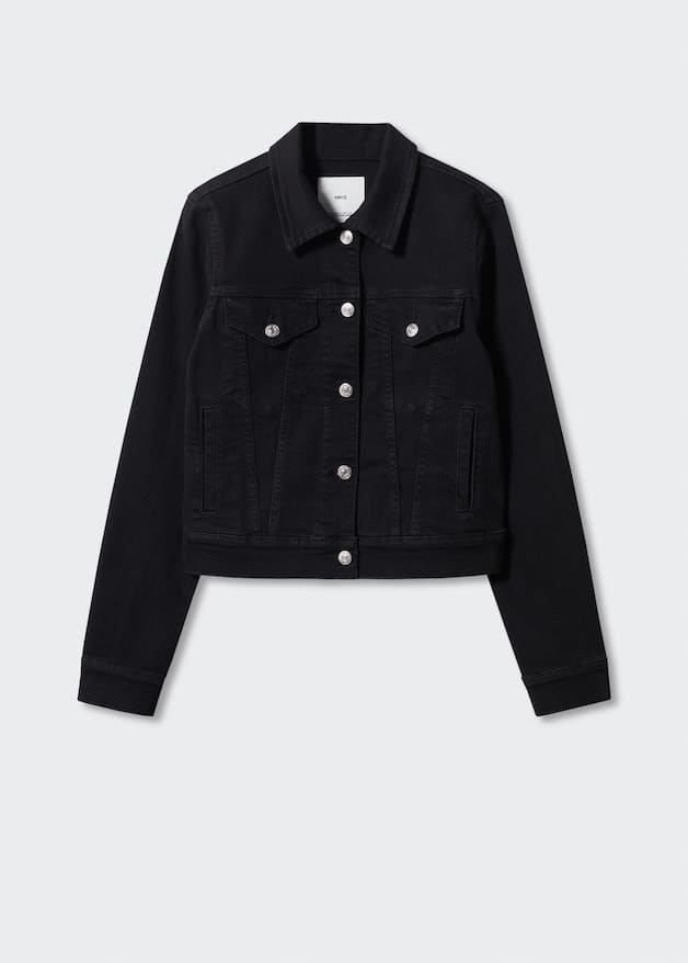 Pocketed denim jacket - Laurel Morgan