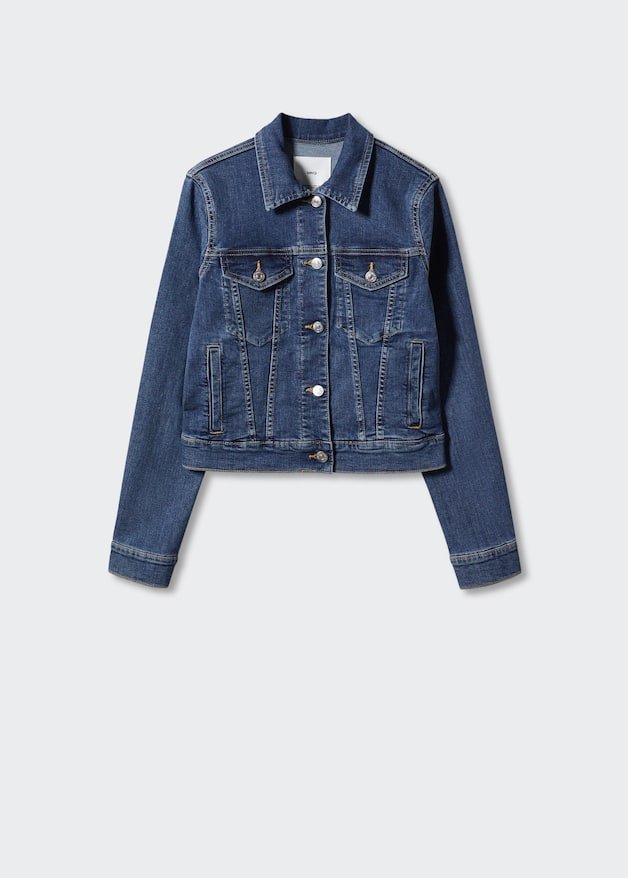 Pocketed denim jacket - Laurel Morgan