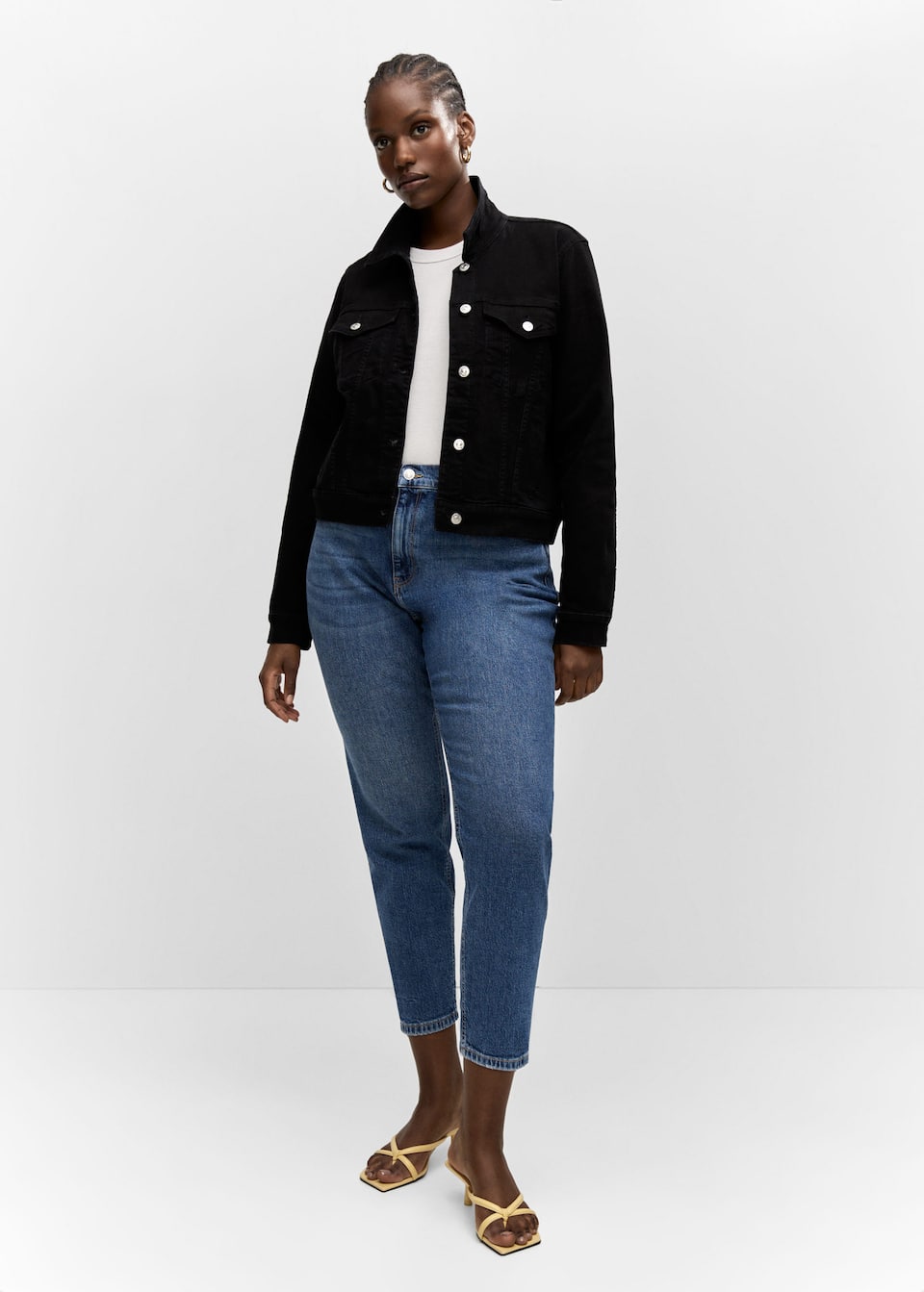 Pocketed denim jacket - Laurel Morgan