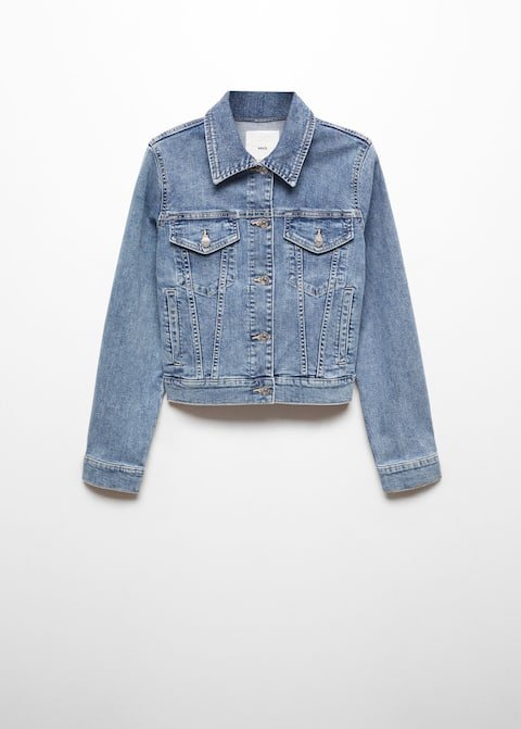 Pocketed denim jacket - Laurel Morgan