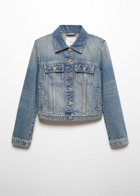 Pocketed denim jacket - Laurel Morgan