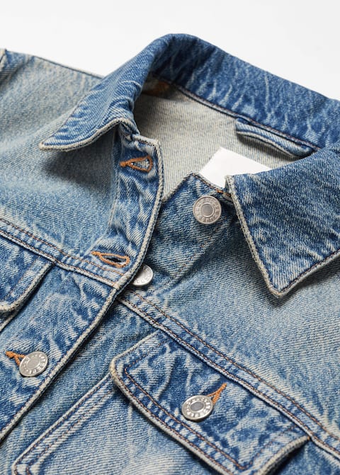 Pocketed denim jacket - Laurel Morgan