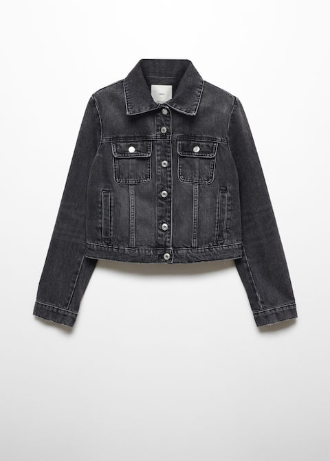 Pocketed denim jacket - Laurel Morgan