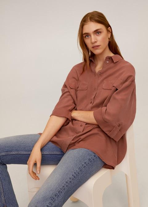 Pockets flowy shirt - Laurel Morgan