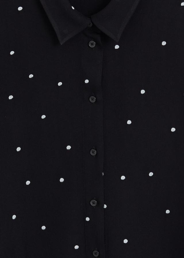 Polka-dot flowy shirt - Laurel Morgan