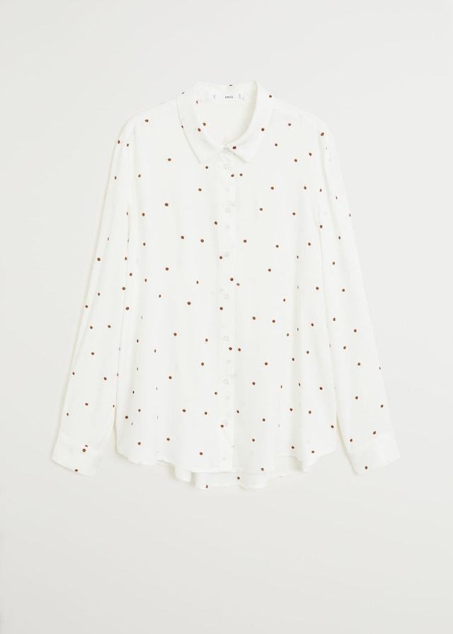 Polka-dot flowy shirt - Laurel Morgan