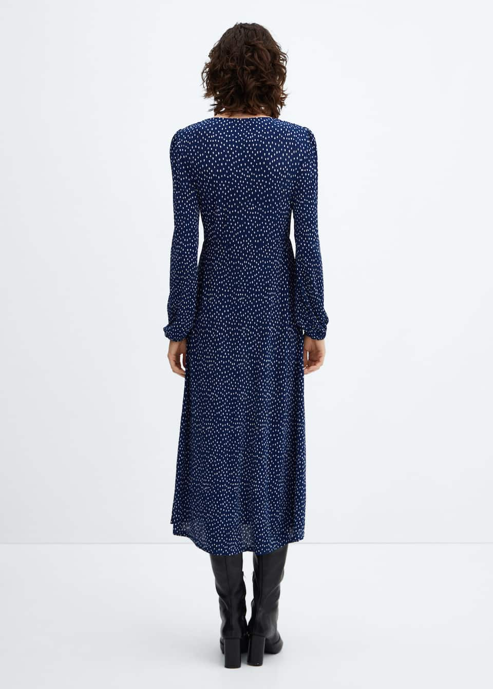 Polka-dot midi dress - Laurel Morgan