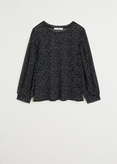 Polka-dot print blouse - Laurel Morgan