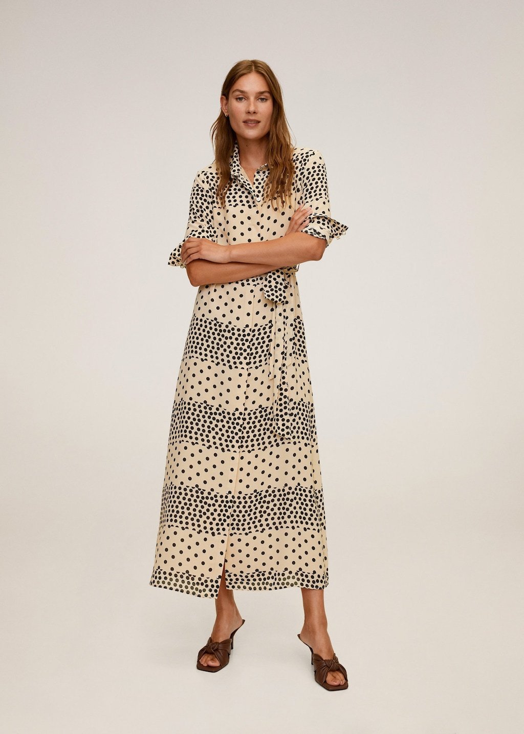 Polka dot shirt dress - Laurel Morgan