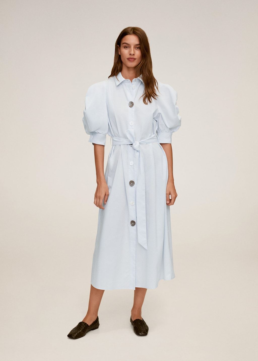 Poplin buttoned dress - Laurel Morgan