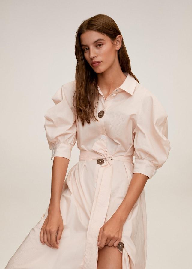 Poplin buttoned dress - Laurel Morgan