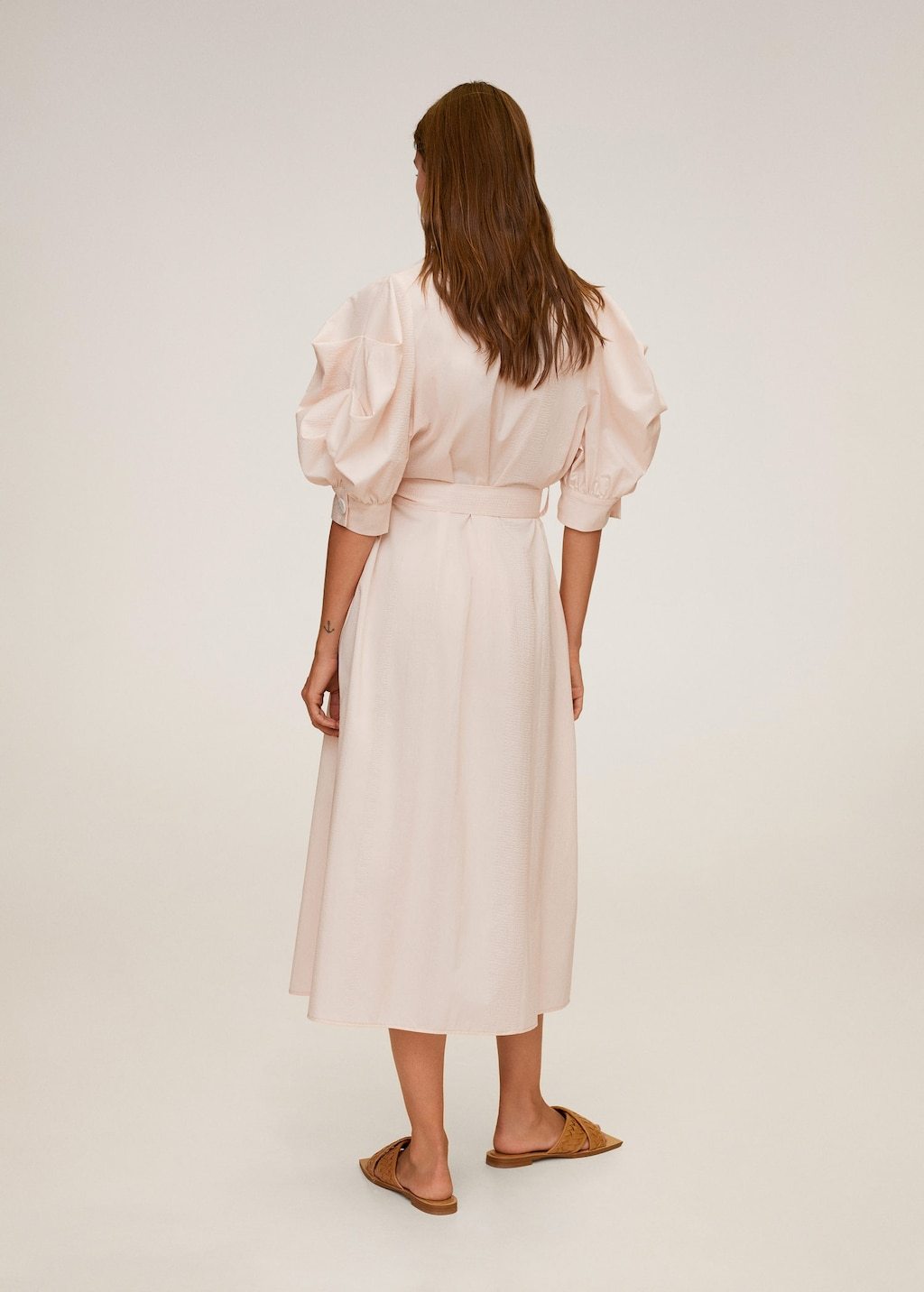 Poplin buttoned dress - Laurel Morgan