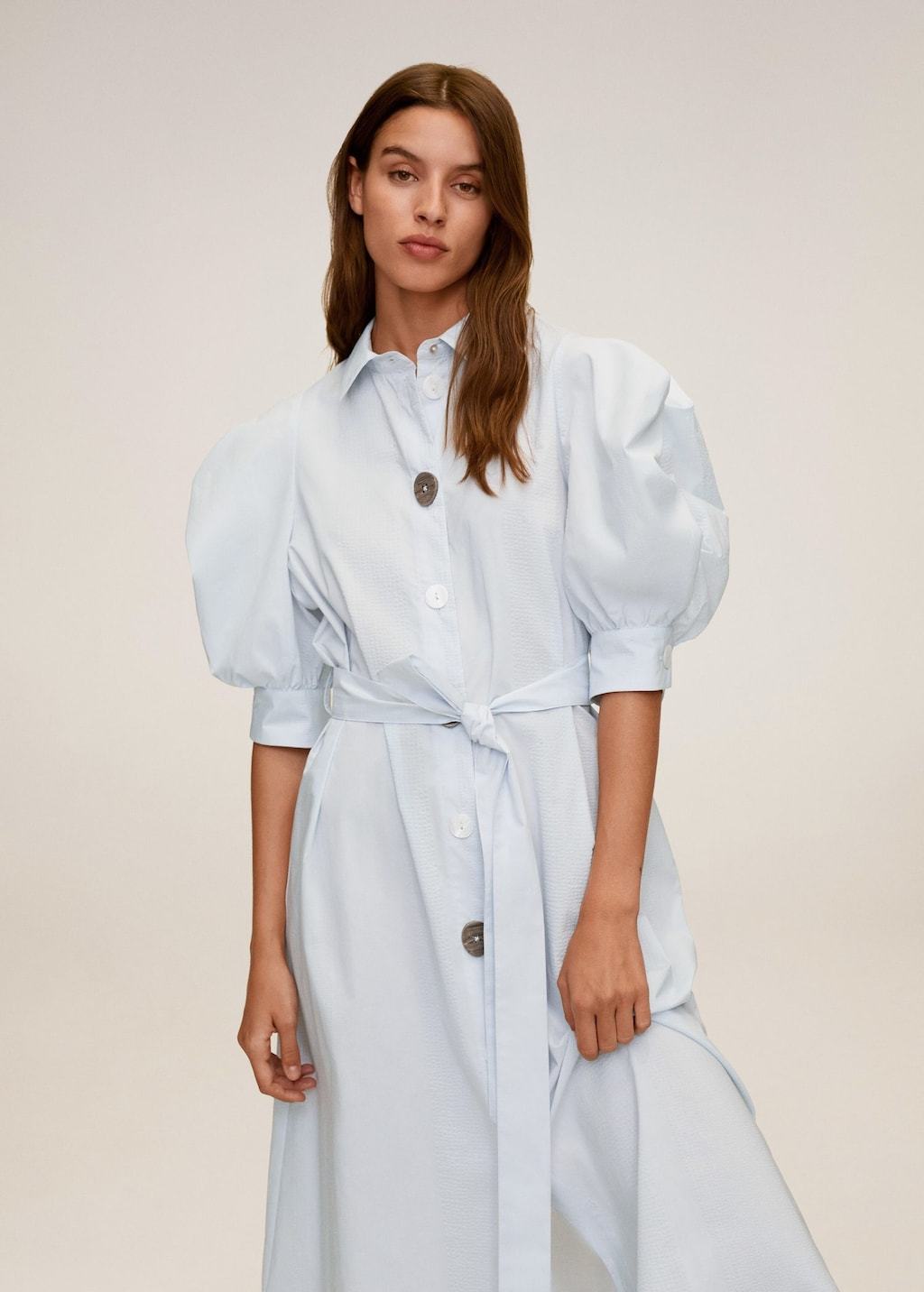 Poplin buttoned dress - Laurel Morgan