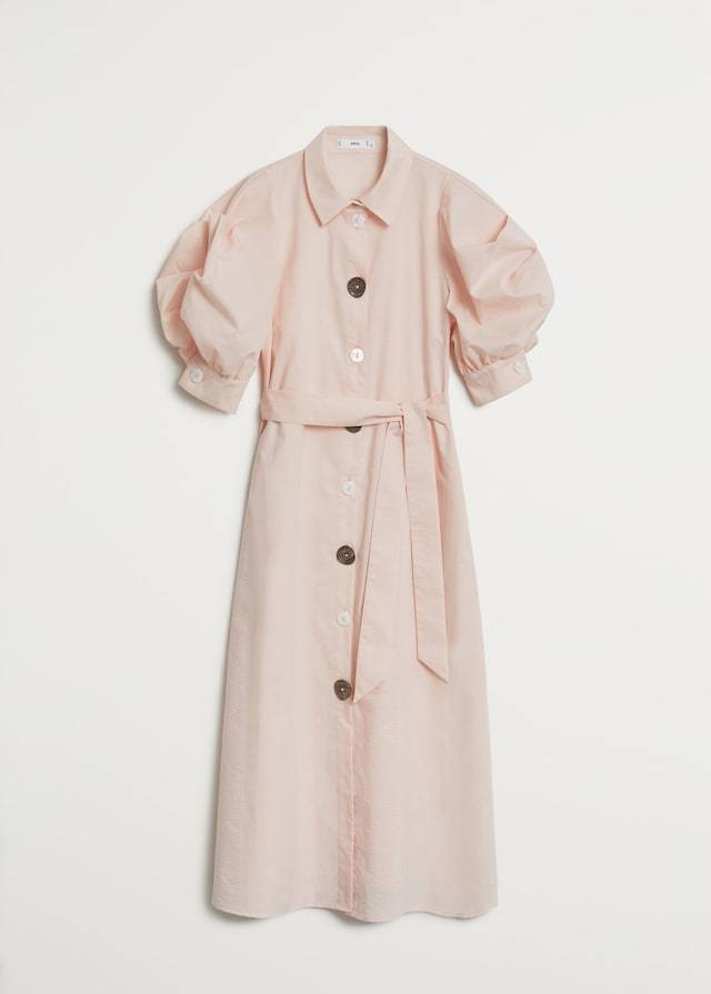 Poplin buttoned dress - Laurel Morgan