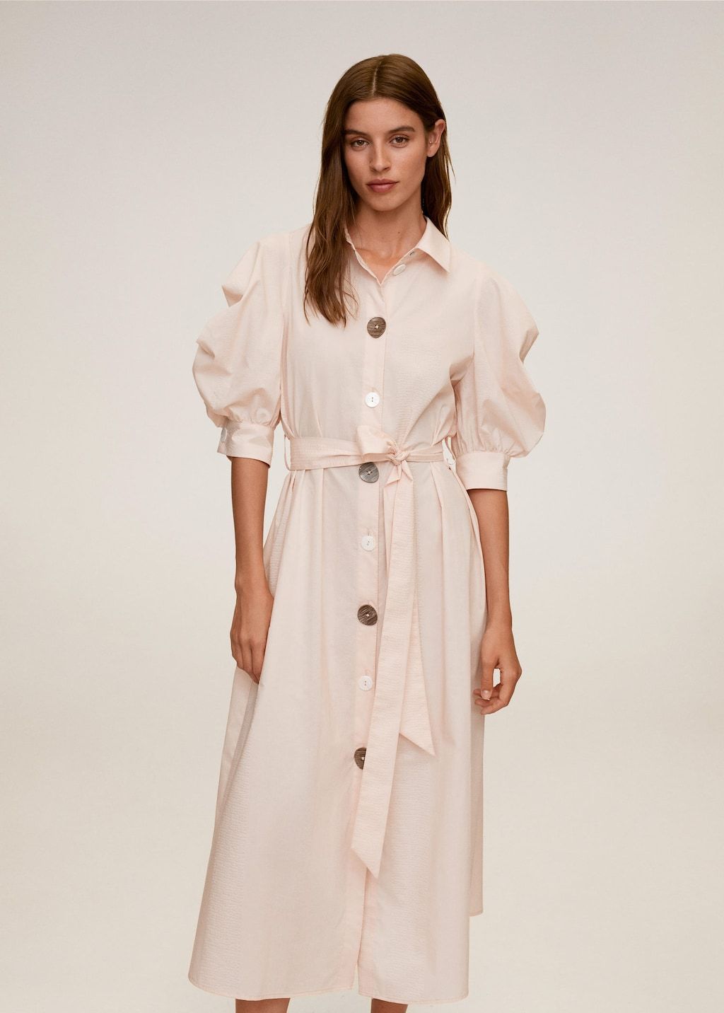 Poplin buttoned dress - Laurel Morgan