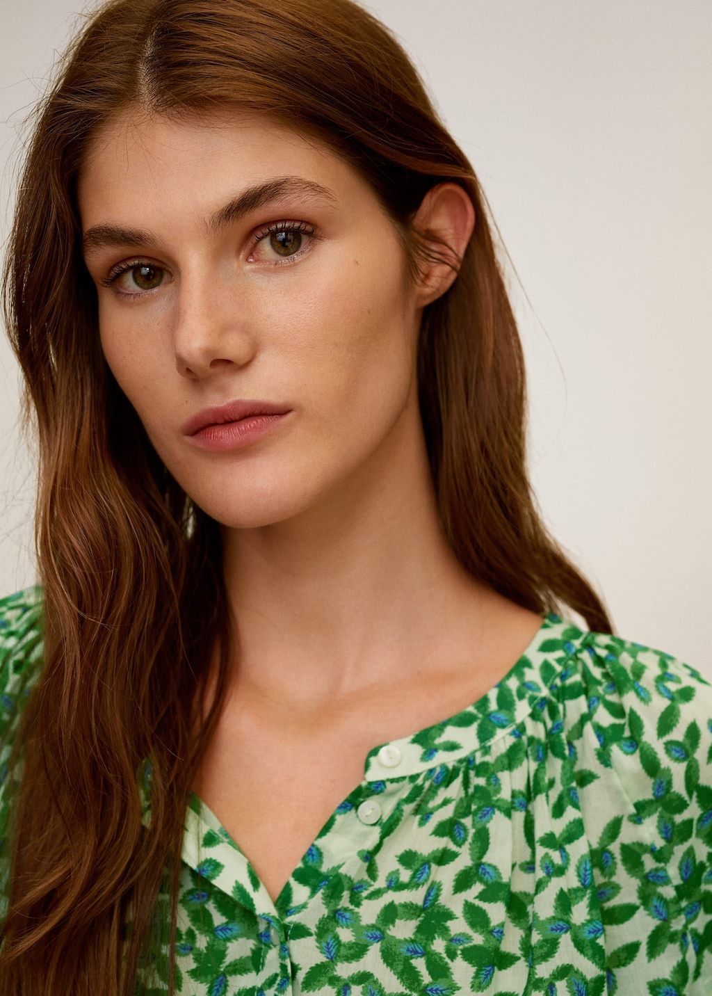 Printed cotton blouse - Laurel Morgan