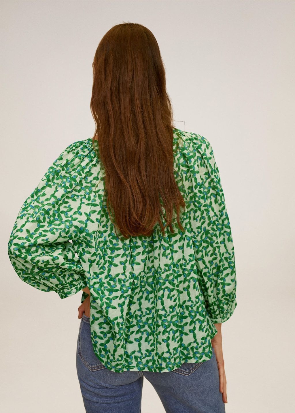 Printed cotton blouse - Laurel Morgan