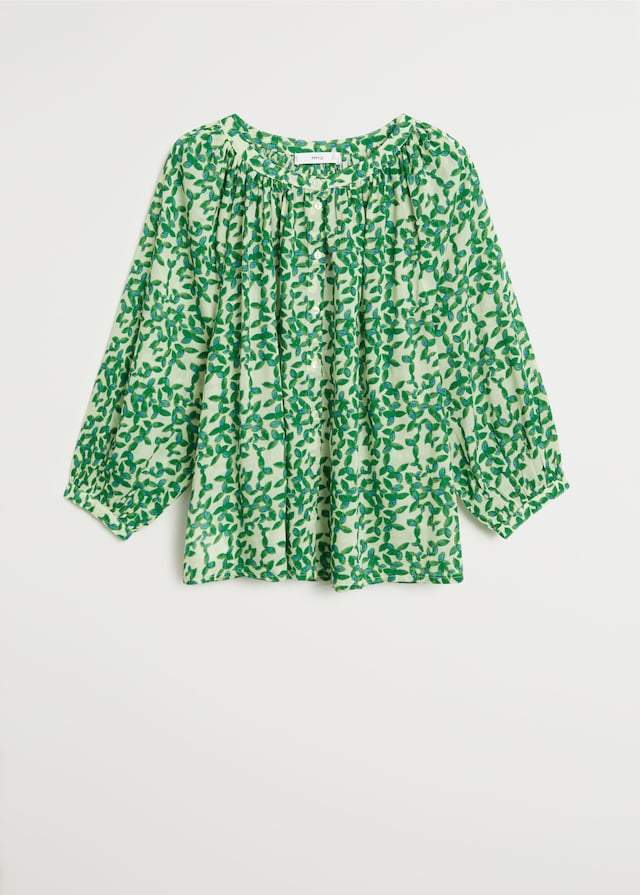 Printed cotton blouse - Laurel Morgan