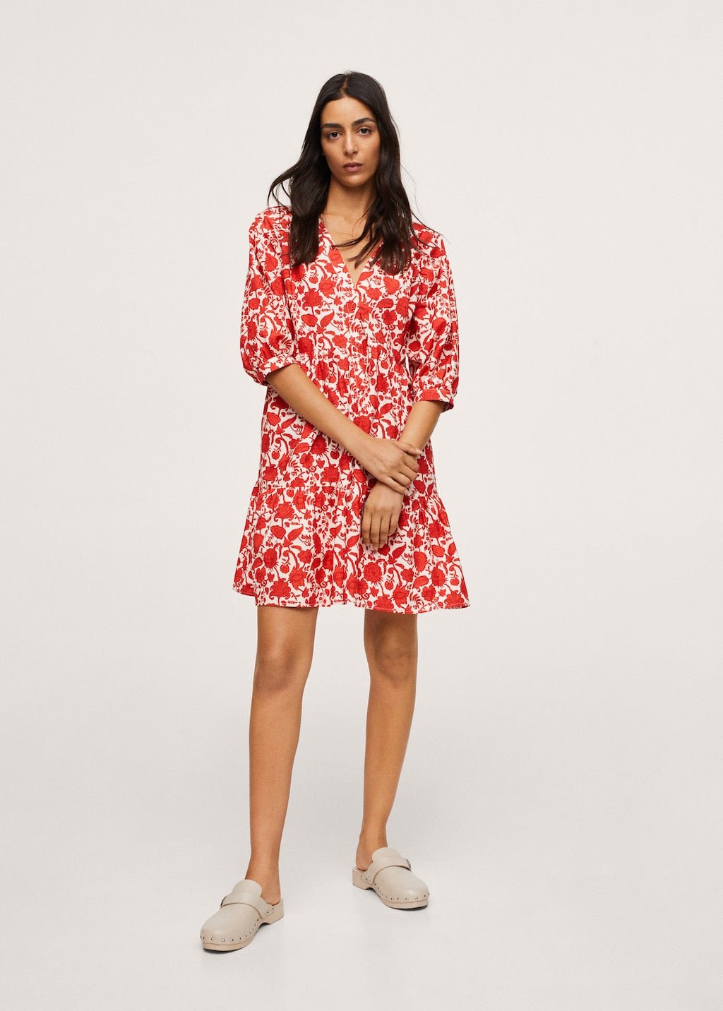 Printed cotton dress - Laurel Morgan