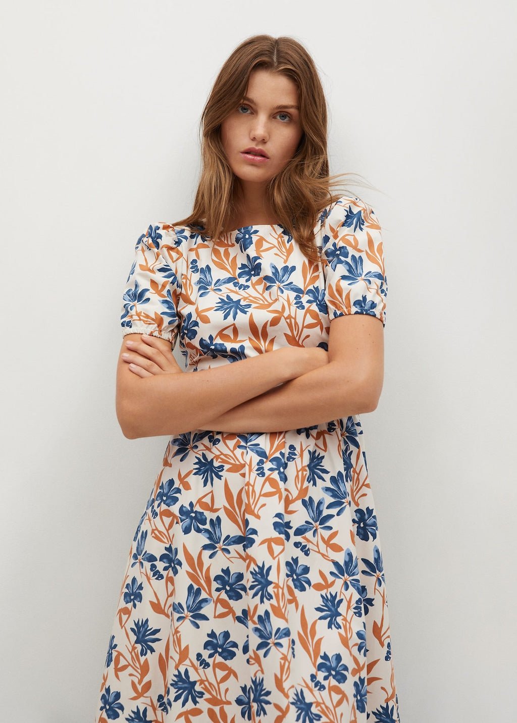 Printed cotton dress - Laurel Morgan