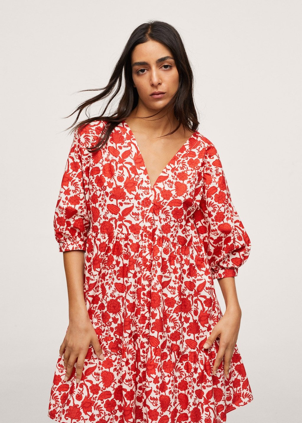 Printed cotton dress - Laurel Morgan