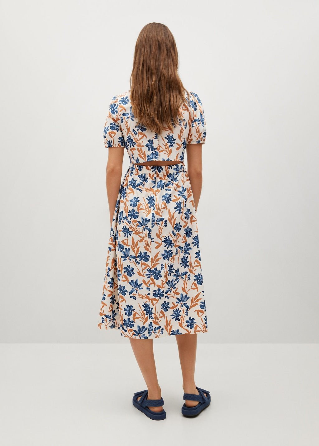 Printed cotton dress - Laurel Morgan