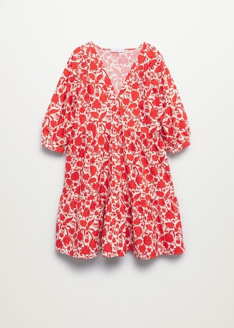 Printed cotton dress - Laurel Morgan