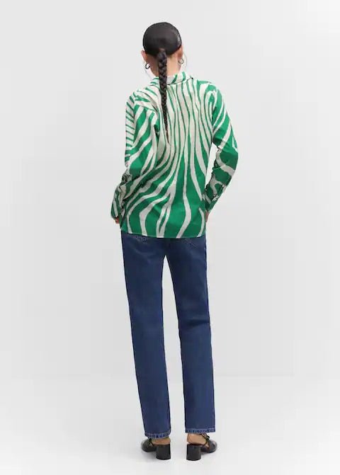 Printed cotton shirt - Laurel Morgan